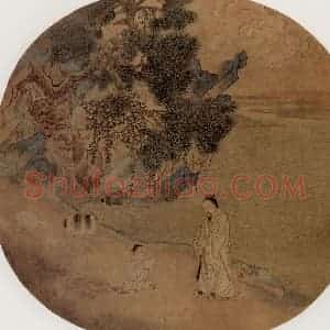 南宋《初平牧羊图》国画人物作品图片赏析