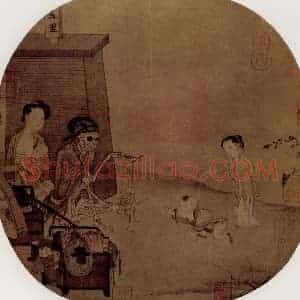 南宋 李嵩《骷髅幻戏图》国画人物作品图片赏析