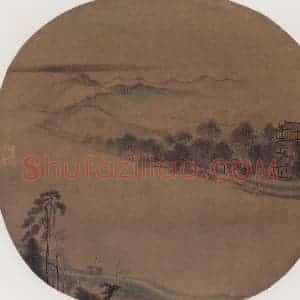 南宋 陈清波《湖山春晓图》国画山水作品图片赏析