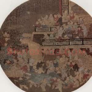 南宋 无名氏《百子嬉春图》国画人物作品图片赏析