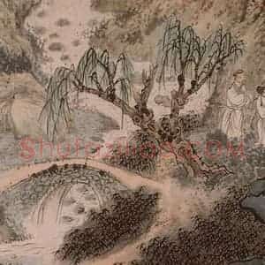 清代 石涛《西园雅图集图卷》国画人物作品图片赏析