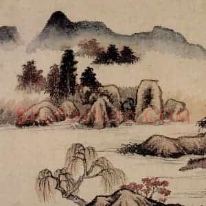 清代 石涛《山水花卉册》国画综合作品图片赏析