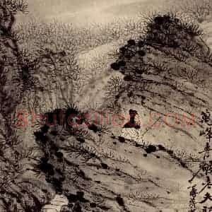 清代 石涛《山水册》国画山水作品图片赏析