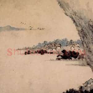 清代 石涛《山水册》国画山水作品图片赏析