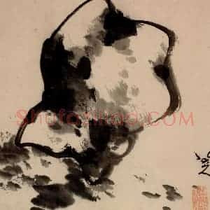 清代 朱耷《书画册》国画花鸟作品图片赏析