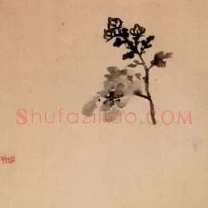 清代 朱耷《花果册》国画花鸟作品图片赏析
