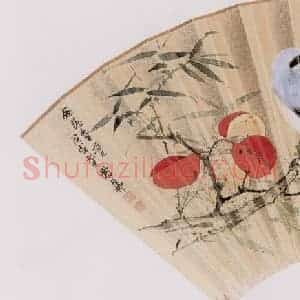 1958年 谢稚柳《花鸟图》国画花鸟作品图片赏析