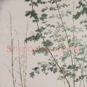 1959年 谢稚柳《凌云图》国画山水作品图片赏析