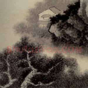 清代 龚贤《山水册》国画山水作品图片赏析