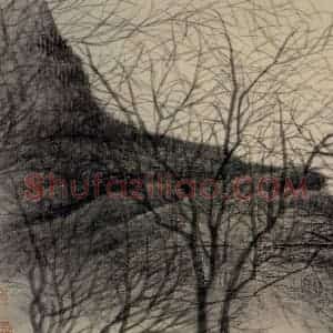 清代 龚贤《山水册》国画山水作品图片赏析