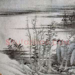 清代 龚贤《山水册》国画山水作品图片赏析