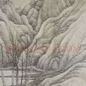 清代 龚贤《山水册》国画山水作品图片赏析