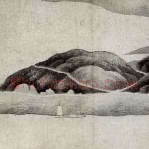 清代 龚贤《山水册》国画山水作品图片赏析