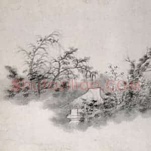 清代 龚贤《山水册》国画山水作品图片赏析