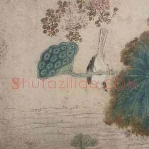 清代 范熙祥《荷花图册页》国画花鸟作品图片赏析