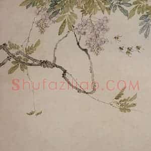 清代 张嘉谟《花卉草丛图册》国画花鸟作品图片赏析