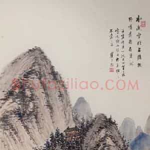 清代 卢子枢《水阁空明图轴》国画山水作品图片赏析