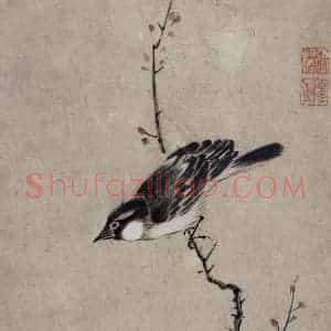 清代 张穆《翎毛珍兽图册》国画花鸟作品图片赏析