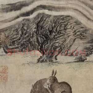 清代 张穆《翎毛珍兽图册》国画花鸟作品图片赏析