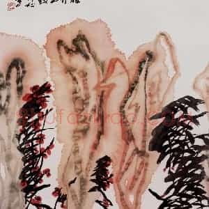 2004年 冯今松《梅竹之缘》国画花鸟作品图片赏析