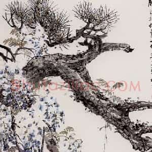 程璋《封猴图》国画花鸟作品图片赏析