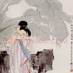刘旦宅《宋人词意图》国画人物作品图片赏析