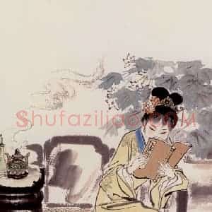 刘旦宅《金陵十二钗十二屏》国画人物作品图片赏析