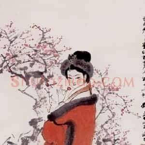 刘旦宅《金陵十二钗十二屏》国画人物作品图片赏析