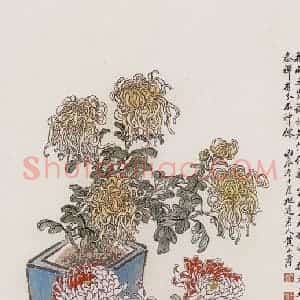 黄山寿《大富贵》国画花鸟作品图片赏析