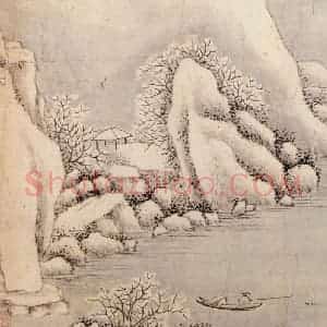 顾昉《仿古山水册》国画山水作品图片赏析