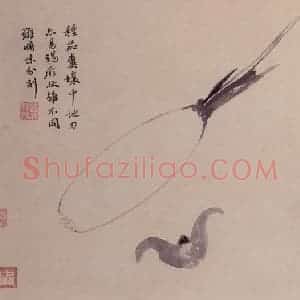 明代 沈周《观物之生图册》国画花鸟作品图片赏析