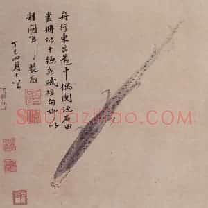 明代 沈周《观物之生图册》国画花鸟作品图片赏析