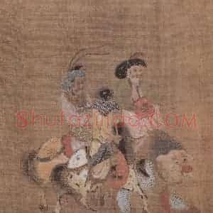 明代 无款《诸夷职贡图轴》国画人物作品图片赏析