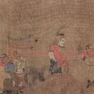 明代 无款《诸夷职贡图轴》国画人物作品图片赏析