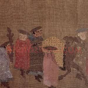 明代 无款《诸夷职贡图轴》国画人物作品图片赏析