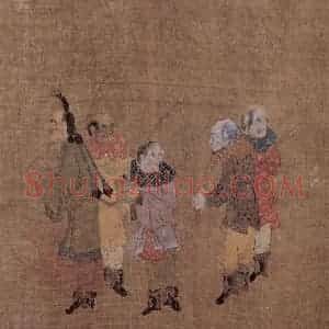 明代 无款《诸夷职贡图轴》国画人物作品图片赏析