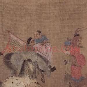 明代 无款《诸夷职贡图轴》国画人物作品图片赏析