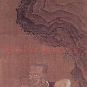 明代 无款《十六罗汉像屏(八帧)》国画人物作品图片赏析