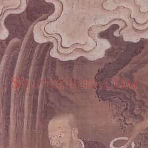 明代 无款《十六罗汉像屏》国画人物作品图片赏析