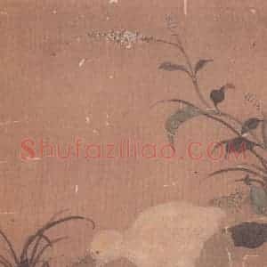 宋代 无款《花鸟草虫册》国画花鸟作品图片赏析