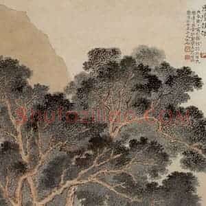 1940年 徐燕孙《风尘侠侣》国画人物作品图片赏析