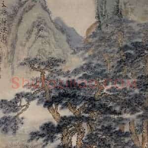 1943年 徐燕孙《文姬归汉》国画人物作品图片赏析