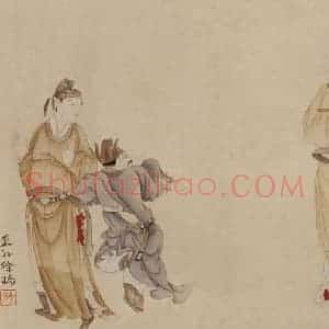 徐燕孙《明皇韵事》国画人物作品图片赏析