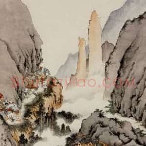 徐燕孙《钟进士畋猎图》国画人物作品图片赏析
