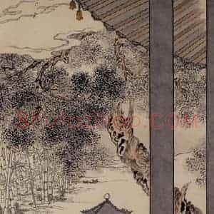 徐燕孙《石李龙问道图》国画人物作品图片赏析