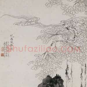 1937年 徐燕孙《范蠡选艳图》国画人物作品图片赏析