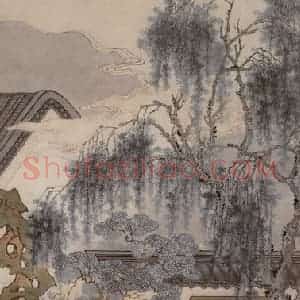 徐燕孙《李娃故事》国画人物作品图片赏析