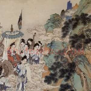 徐燕孙《大富贵亦寿考》国画人物作品图片赏析