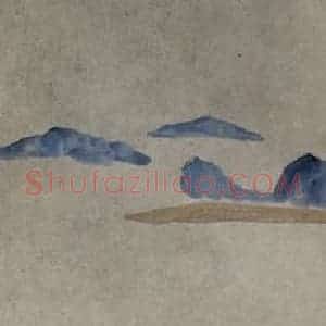 1919年 齐白石《山水四条屏》国画山水作品图片赏析