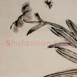 1924年 齐白石《花鸟鱼虫册页》国画花鸟作品图片赏析